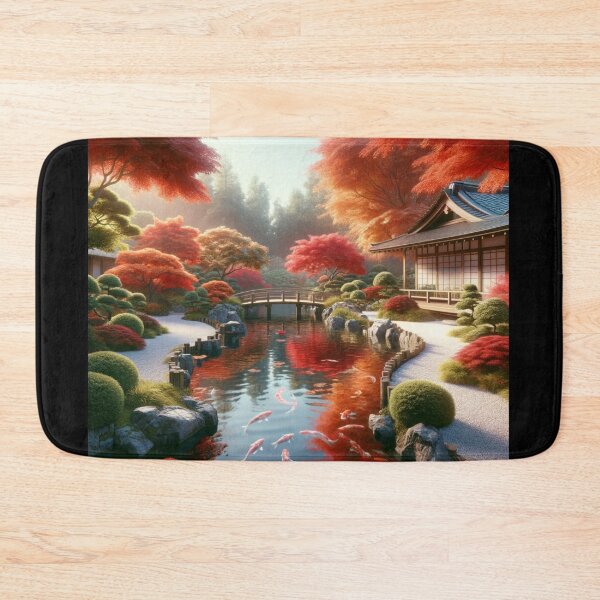 Item preview, Autumn Zen Garden Serenity designed and sold by BestArtByArvind.