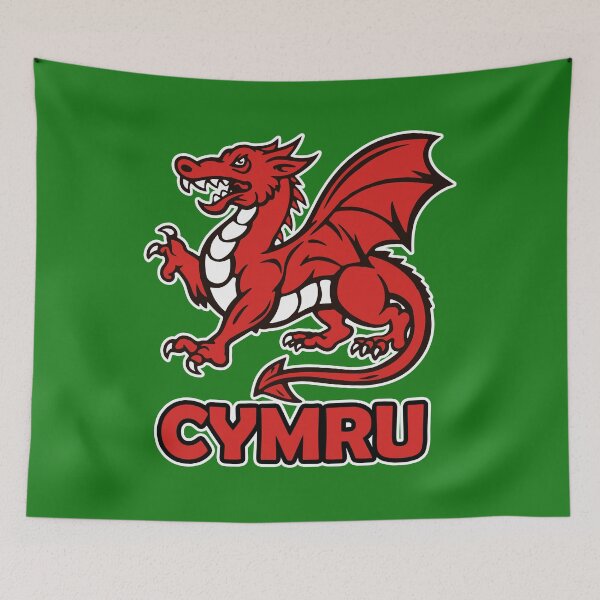Item preview, red dragon "Draig Coch" Wales, Welsh symbol designed and sold by huggymauve.