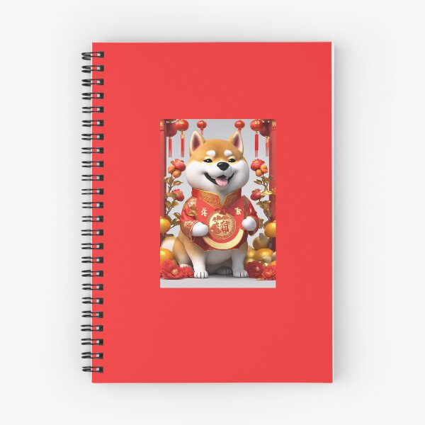 Item preview, Chinese New Year lovely shiba dog lucky Wealthy, prosperous and happy. designed and sold by nimnaree.