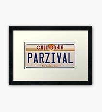 Parzival Custom Plate Framed Print