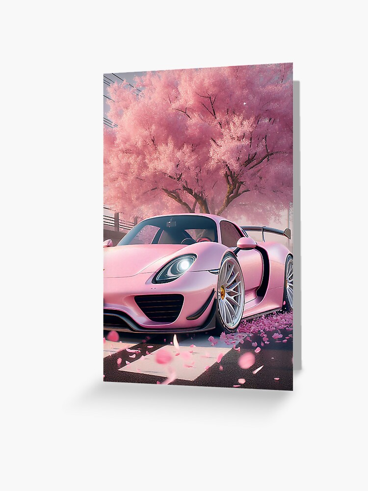セクシーカード　918 Pink Porsche 918 Sakura Cherry Blossom Japan