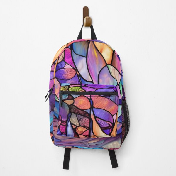 Item preview, Stained Glass Glowing Purple Lotus designed and sold by ChanceTwoArt.