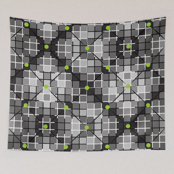 Item preview, Dotted grid Abstract Mozaik designed and sold by RinaGArt.