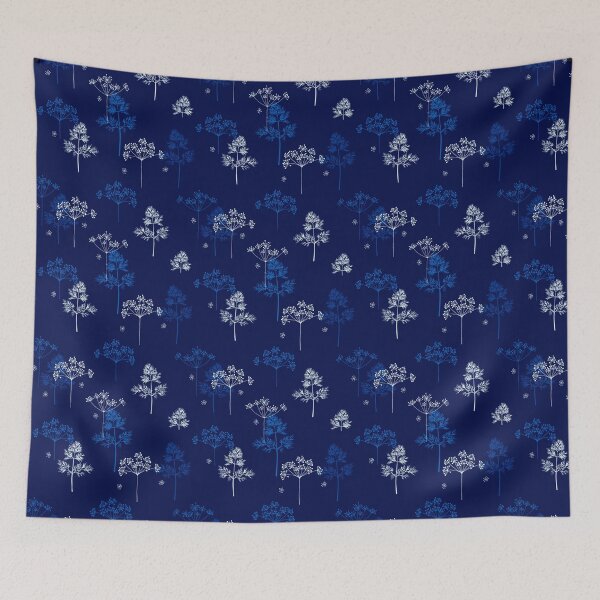 Item preview, Dill plants on dark blue background designed and sold by Magdanatka.