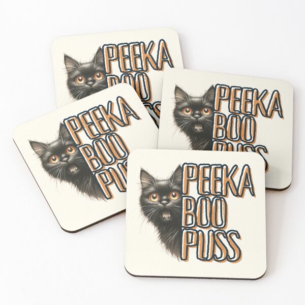 Item preview, Peekaboo Puss Cat Illustration designed and sold by RuyaFab.