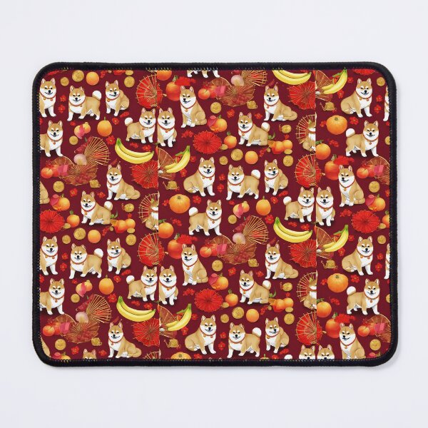 Item preview, Chinese New Year lovely shiba dogs lucky Wealthy, prosperous and happy. designed and sold by nimnaree.