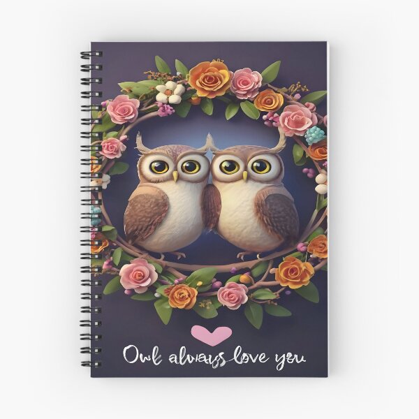 Item preview, Valentine's Owls Embrace Love designed and sold by Wishing-Wings.