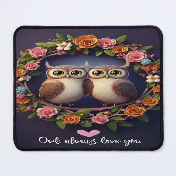 Item preview, Valentine's Owls Embrace Love designed and sold by Wishing-Wings.