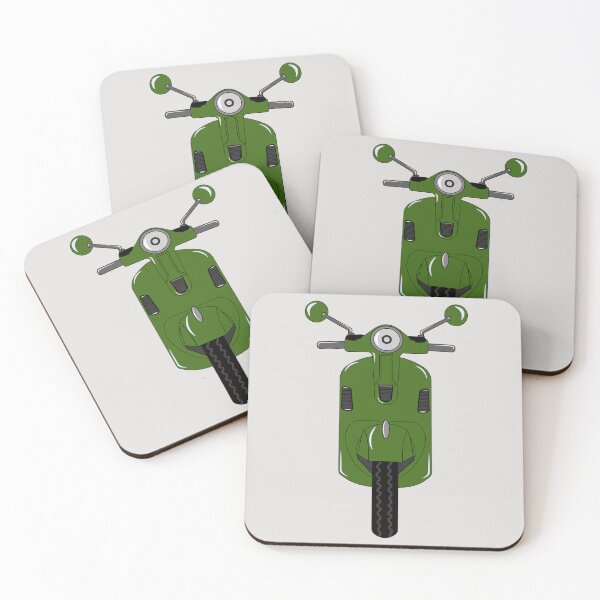 Item preview, Green Scooter Front designed and sold by ByBudu.