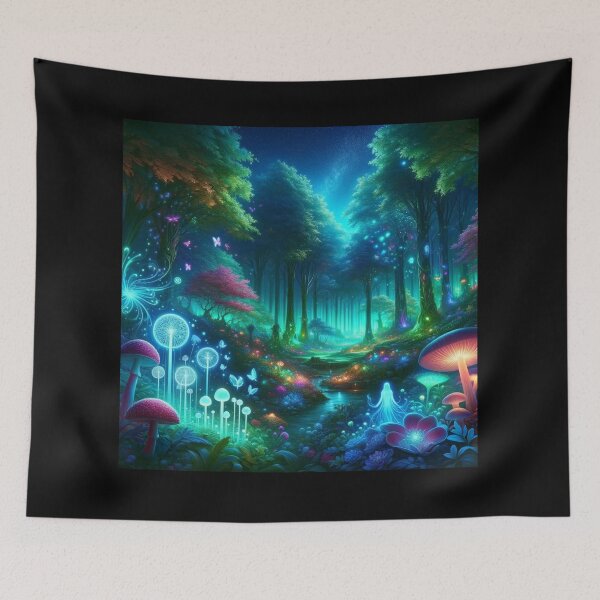 Item preview, Enchanted Forest Clearing designed and sold by BestArtByArvind.