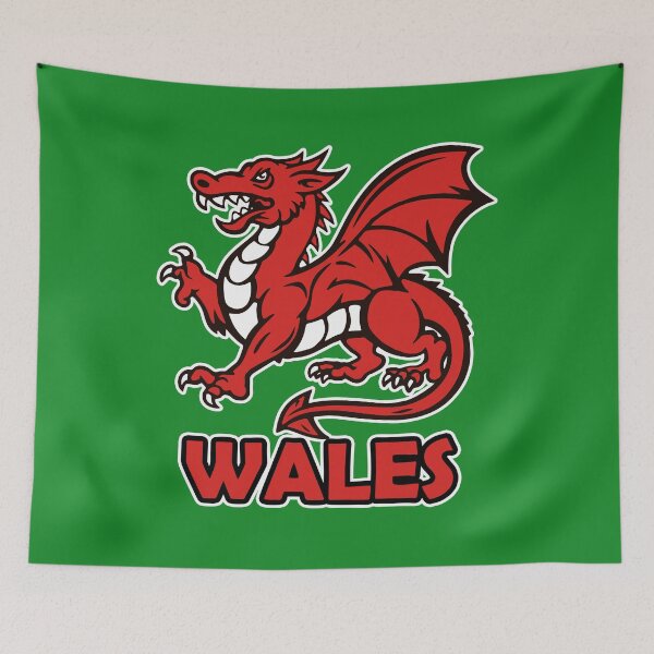 Item preview, red dragon "Draig Coch" Wales, Welsh symbol designed and sold by huggymauve.