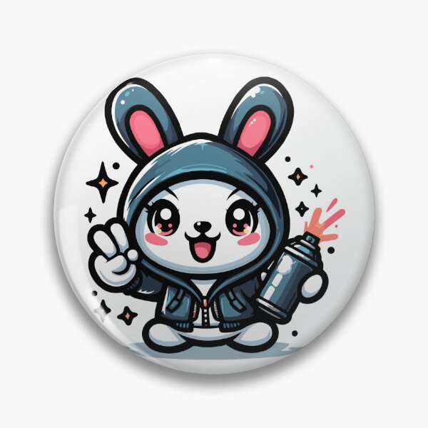 Item preview, Bad Cute Graffitirabbit designed and sold by BadGraffitiman.