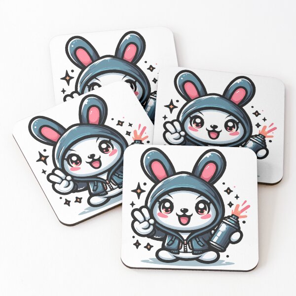 Item preview, Bad Cute Graffitirabbit designed and sold by BadGraffitiman.