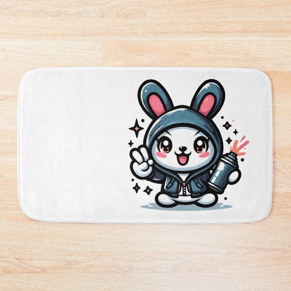 Item preview, Bad Cute Graffitirabbit designed and sold by BadGraffitiman.