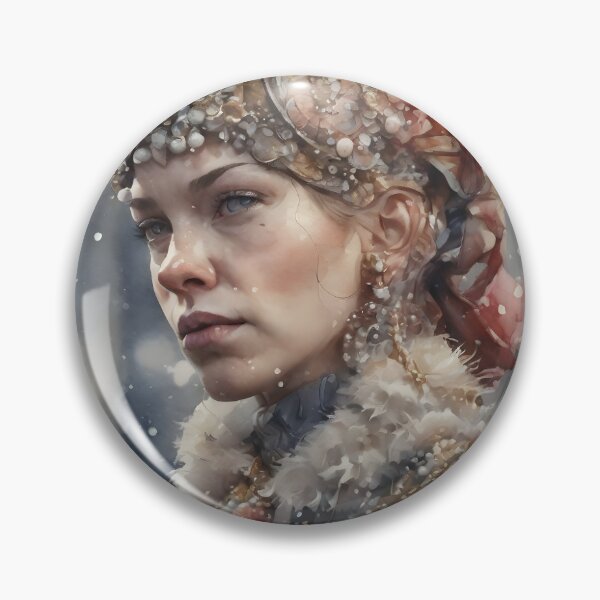 Item preview, A Woman with a Flower Crown on her Head designed and sold by supekaramit0.