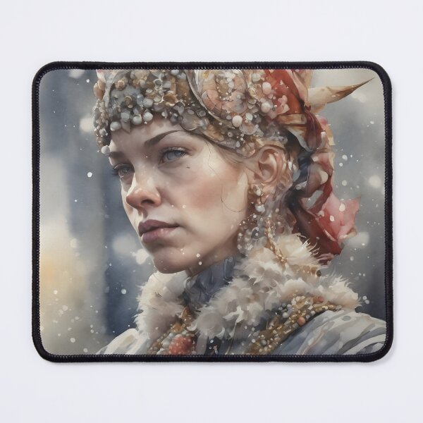 Item preview, A Woman with a Flower Crown on her Head designed and sold by supekaramit0.