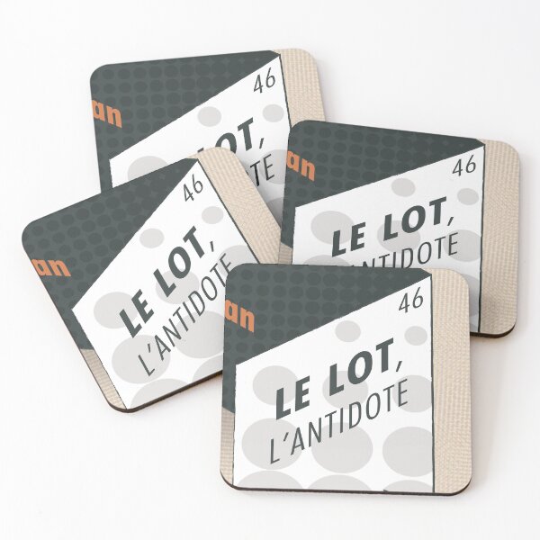 Item preview, The Lot, the antidote, 46, the departamental slogan designed and sold by Cyrille BRG.