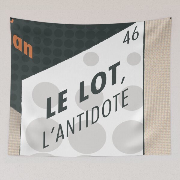 Item preview, The Lot, the antidote, 46, the departamental slogan designed and sold by Cyrille BRG.