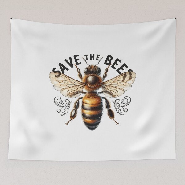 Item preview, Promoting Bee Conservation: ‘Save the Bees’ Campaign designed and sold by DethLock.
