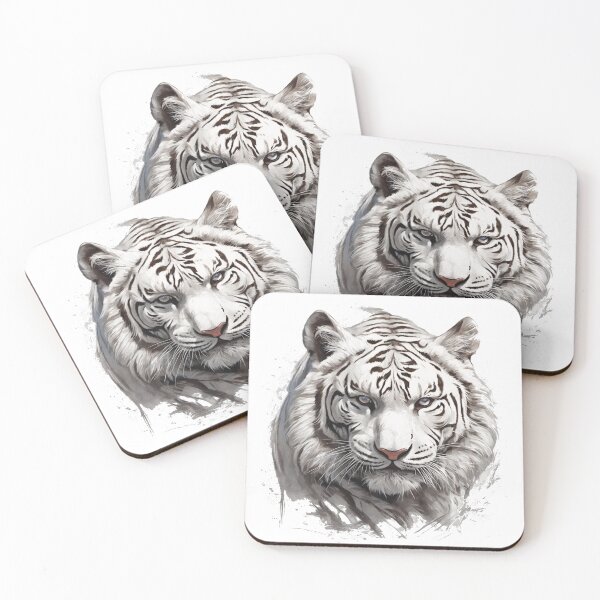 Item preview, White siberian tiger designed and sold by Bananobanini.