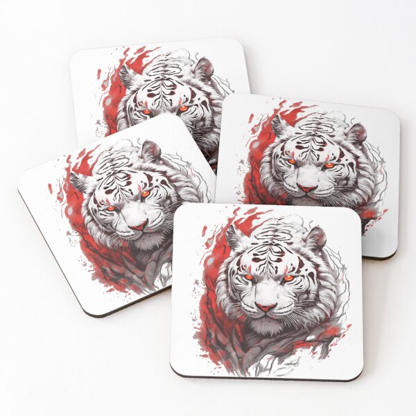 Item preview, White Fire Siberian Tiger designed and sold by Bananobanini.