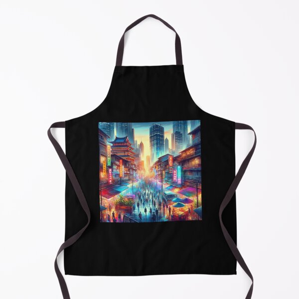 Item preview, Modern Asian City Vibrance designed and sold by BestArtByArvind.