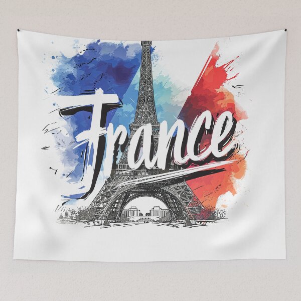 Item preview, Copy of France Flag Map designed and sold by luckykobi.