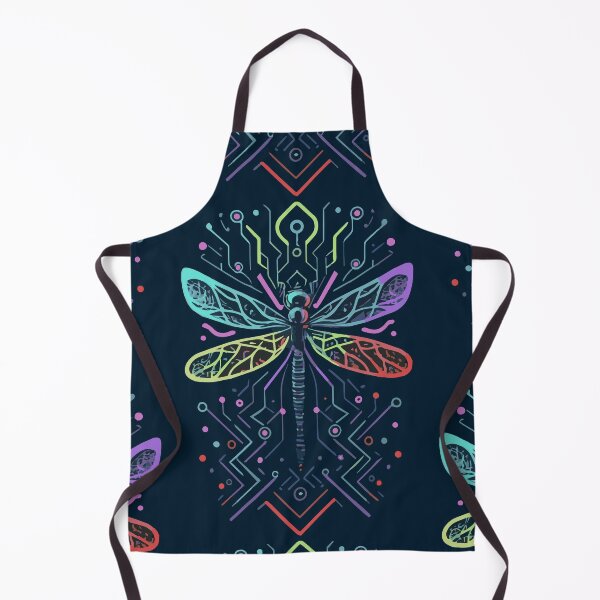 Item preview, dragonfly circuit line art  designed and sold by EyeCone.
