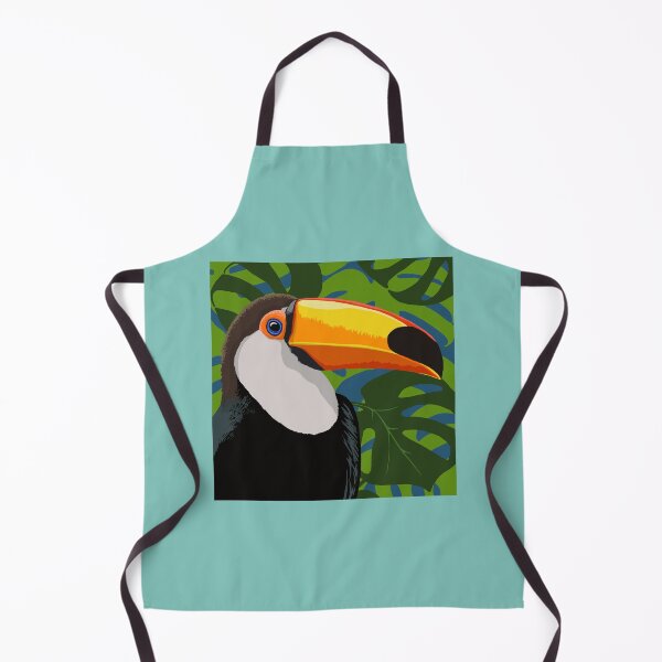 Item preview, Toucan on jungle background designed and sold by Beverley Young.
