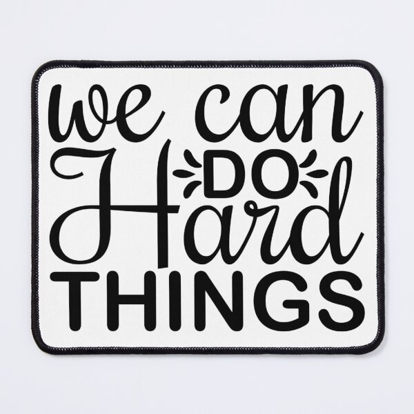 Item preview, we can do hard things - motivational designed and sold by GlunmanStore.