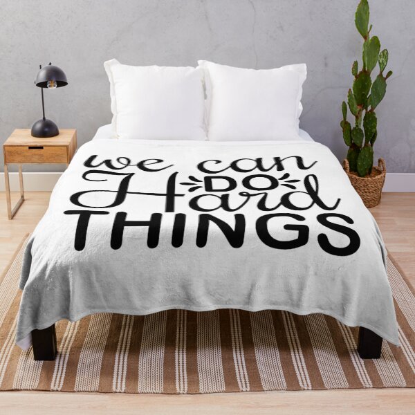 Item preview, we can do hard things - motivational designed and sold by GlunmanStore.
