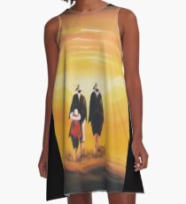 Family Art, Ecuadorian Style A-Line Dress