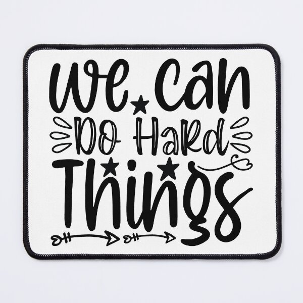 Item preview, we can do hard things - motivational designed and sold by GlunmanStore.