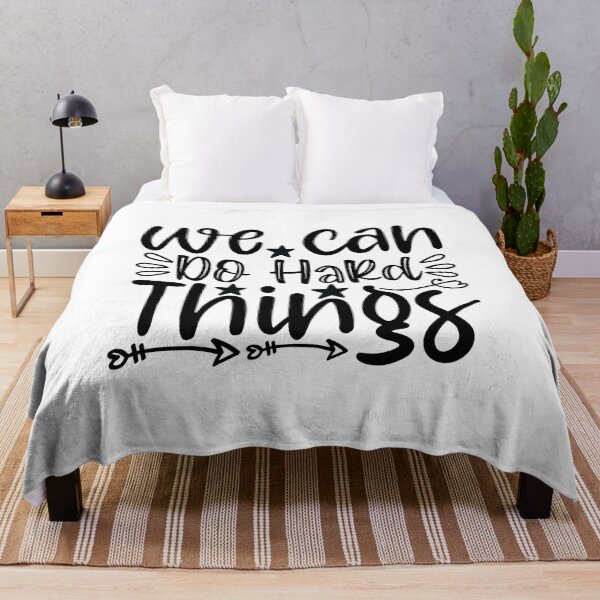 Item preview, we can do hard things - motivational designed and sold by GlunmanStore.