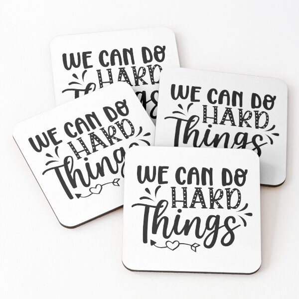 Item preview, we can do hard things - motivational designed and sold by GlunmanStore.