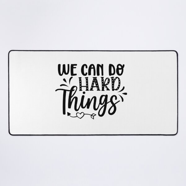 Item preview, we can do hard things - motivational designed and sold by GlunmanStore.