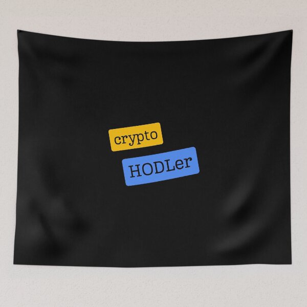 Item preview, Crypto HODLer Art. Personalized Blockchain Fashion. Crypto Prints. designed and sold by GiveMeMood.