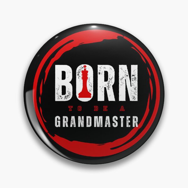 Item preview, Born to Be a Grandmaster - Red designed and sold by ChessiShop.