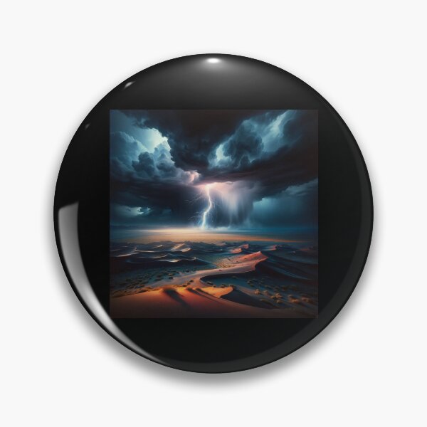 Item preview, Desert Thunderstorm Majesty designed and sold by BestArtByArvind.