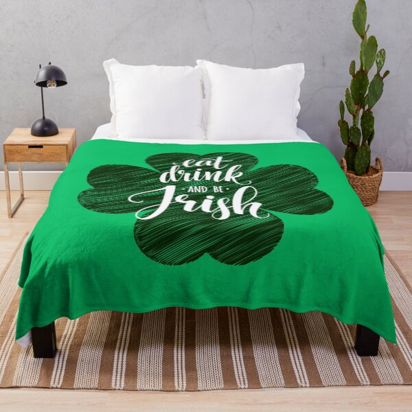 Item preview, Eat Drink And Be Irish - St Patricks Day Shamrock designed and sold by Smix Pixels.