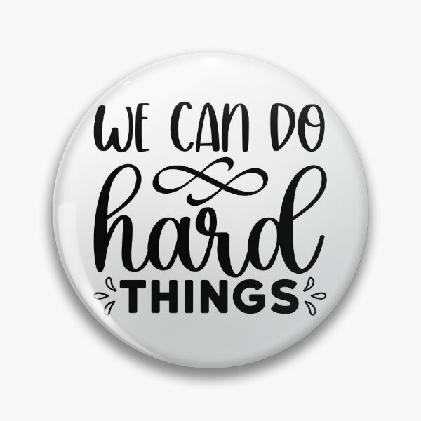 Item preview, we can do hard things - motivational designed and sold by GlunmanStore.