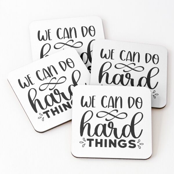 Item preview, we can do hard things - motivational designed and sold by GlunmanStore.