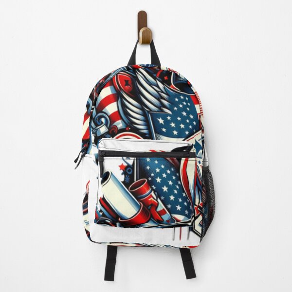Artikelvorschau, Abstrakte Komposition des amerikanischen Colleges entworfen und verkauft von Red, White & Blue Glory.