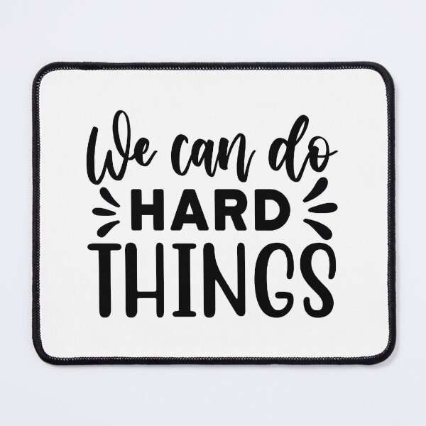 Item preview, we can do hard things - motivational designed and sold by GlunmanStore.