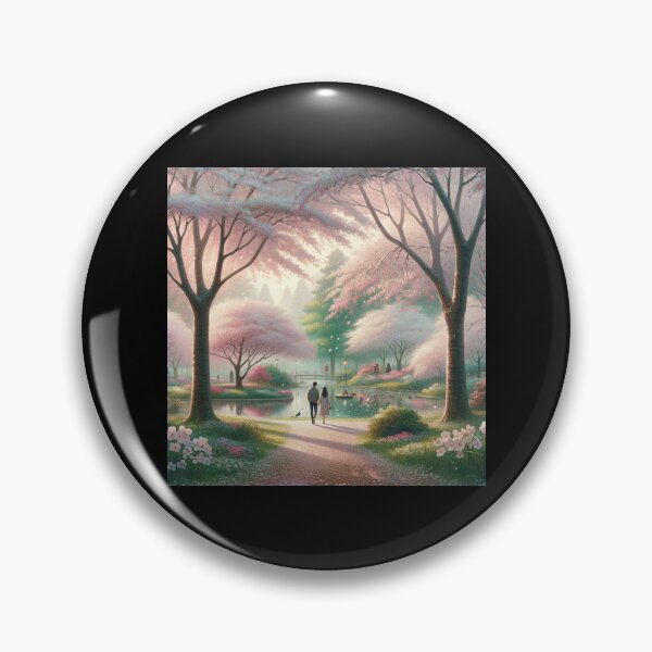 Item preview, Springtime Cherry Blossom Stroll designed and sold by BestArtByArvind.