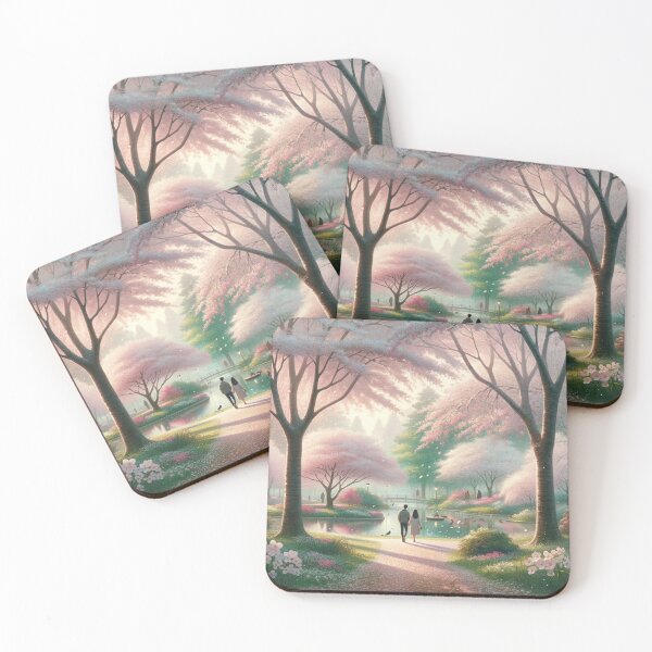 Item preview, Springtime Cherry Blossom Stroll designed and sold by BestArtByArvind.