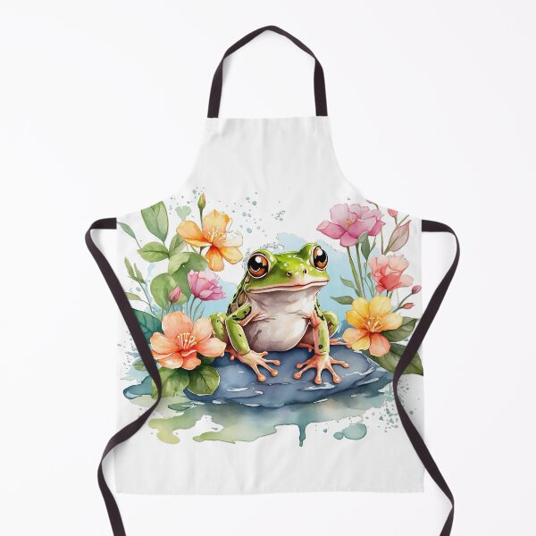 Item preview, Frog Serenity: Whimsical Pond Life Illustration designed and sold by SCBlend.