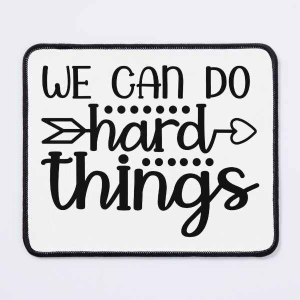 Item preview, we can do hard things - motivational designed and sold by GlunmanStore.