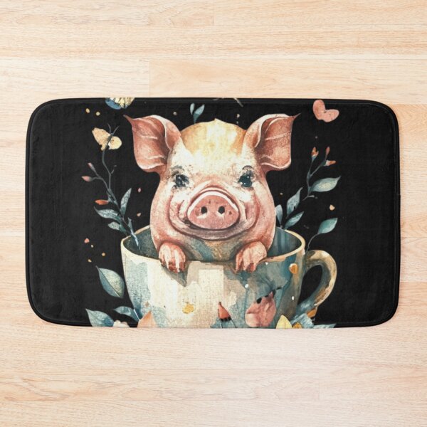 Item preview, cute pig in a cup designed and sold by aipaint.
