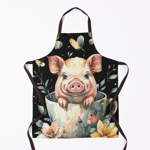 Item preview, cute pig in a cup designed and sold by aipaint.